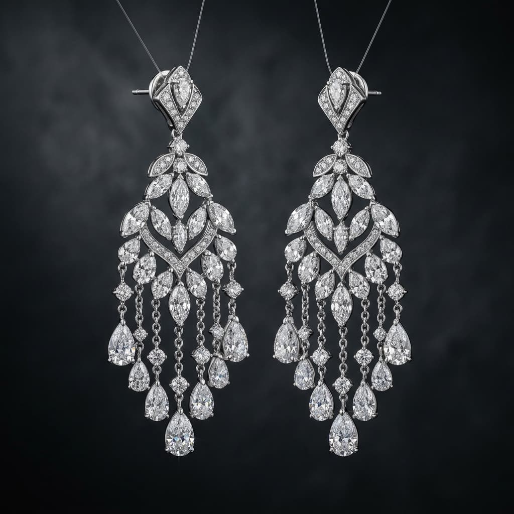 Crystal Chandelier Earrings
